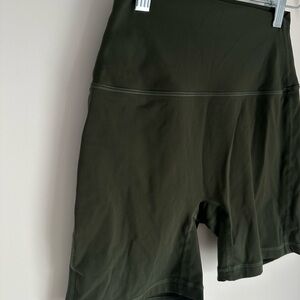 SET Active Women's Athletic Shorts in Olive Green